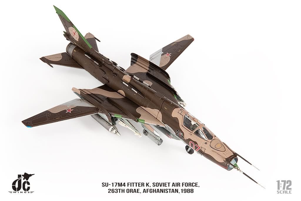 Pre - Order JC Wings Military JCW - 72 - SU20 - 010 1:72 SU - 17 M4 Fitter K Soviet Air Force, 263th ORAE, Afghanistan, 1988