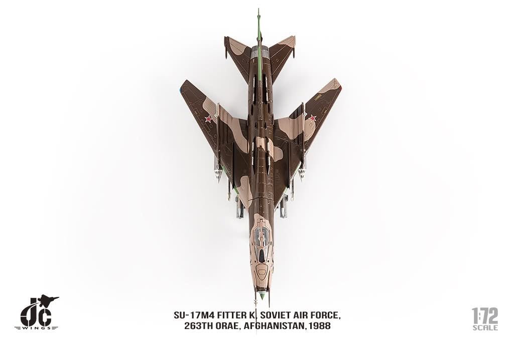 Pre - Order JC Wings Military JCW - 72 - SU20 - 010 1:72 SU - 17 M4 Fitter K Soviet Air Force, 263th ORAE, Afghanistan, 1988