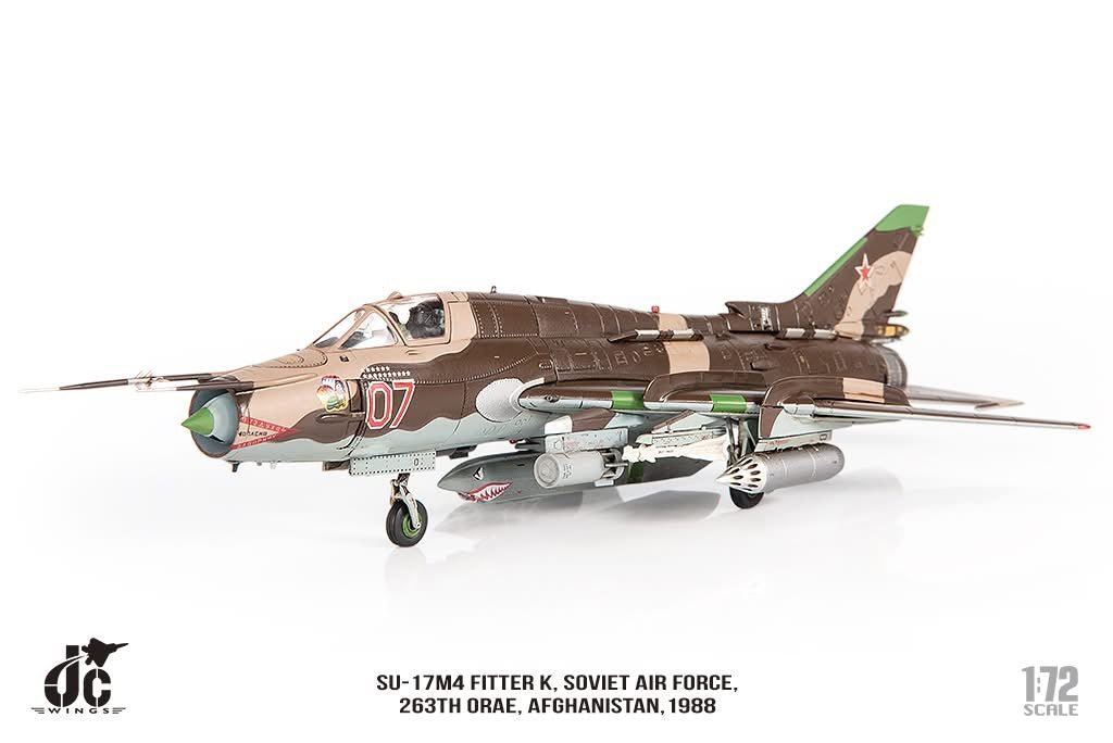 Pre - Order JC Wings Military JCW - 72 - SU20 - 010 1:72 SU - 17 M4 Fitter K Soviet Air Force, 263th ORAE, Afghanistan, 1988