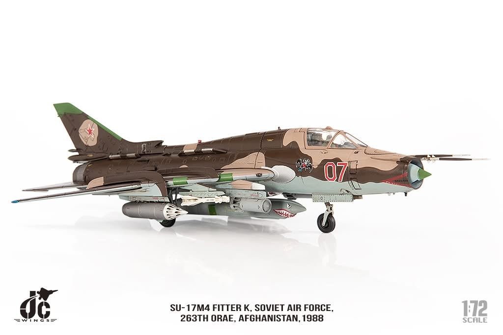 Pre - Order JC Wings Military JCW - 72 - SU20 - 010 1:72 SU - 17 M4 Fitter K Soviet Air Force, 263th ORAE, Afghanistan, 1988