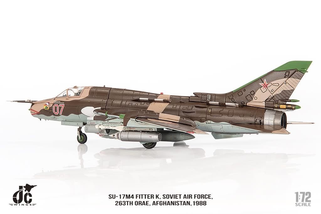 Pre - Order JC Wings Military JCW - 72 - SU20 - 010 1:72 SU - 17 M4 Fitter K Soviet Air Force, 263th ORAE, Afghanistan, 1988