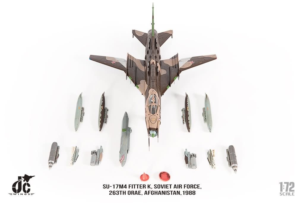 Pre - Order JC Wings Military JCW - 72 - SU20 - 010 1:72 SU - 17 M4 Fitter K Soviet Air Force, 263th ORAE, Afghanistan, 1988