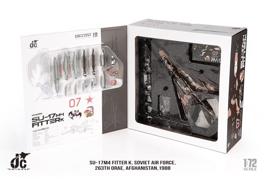Pre - Order JC Wings Military JCW - 72 - SU20 - 010 1:72 SU - 17 M4 Fitter K Soviet Air Force, 263th ORAE, Afghanistan, 1988