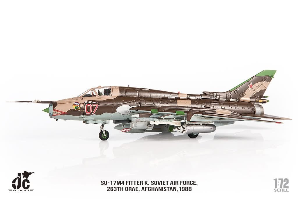 Pre - Order JC Wings Military JCW - 72 - SU20 - 010 1:72 SU - 17 M4 Fitter K Soviet Air Force, 263th ORAE, Afghanistan, 1988