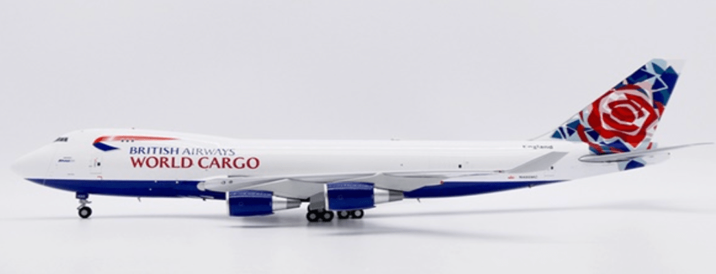 Pre - Order JC Wings SA2008 1:200 British Airways World Cargo (Atlas Air) Boeing 747 - 400F "Chelsea Rose" Reg: N495MC