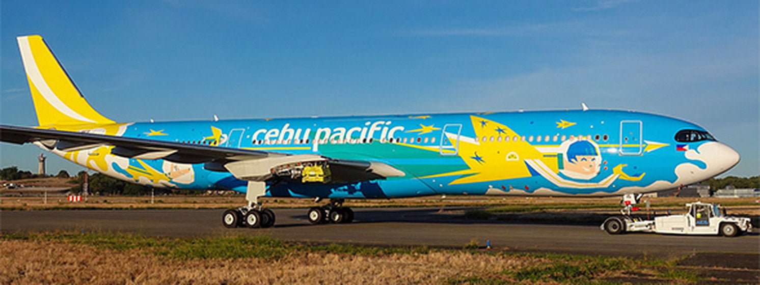 JC Wings SA4140 1:400 Cebu Pacific Airbus A330-900NEO 