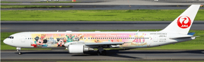 Pre - Order JC Wings SA4JAL029 1:400 Japan Air Lines Boeing 767 - 300ER "Dream - Go - Round"