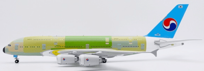 Pre - Order JC Wings XX20064 1:200 Korean Air Airbus A380 "Bare Metal" Reg: F - WWSS