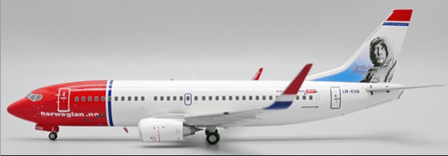 Pre - Order JC Wings XX20177 1:200 Norwegian Air Shuttle Boeing 737 - 300 "Roald Amundsen" LN - KHA