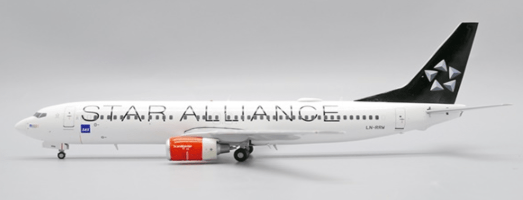 Pre - Order JC Wings XX20180 1:200 SAS Scandinavian Airlines Boeing 737 - 800 "Star Alliance" Reg: LN - RRW