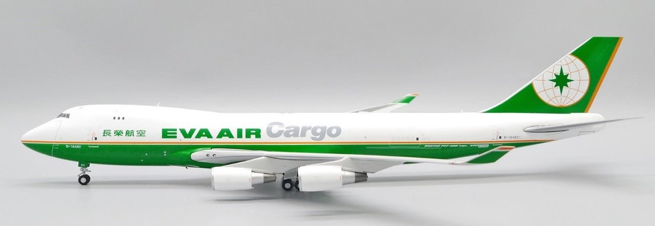 Pre - Order JC Wings XX20257 1:200 Eva Air Cargo Boeing 747 - 400F Reg: B - 16482