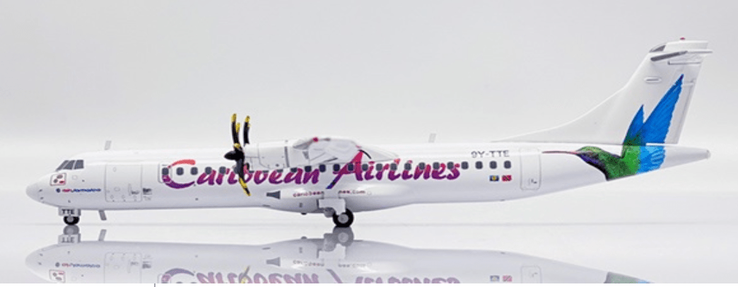 Pre - Order JC Wings XX20266 1:200 Caribbean Airlines ATR72 - 600 "OC" Reg: 9Y - TTE