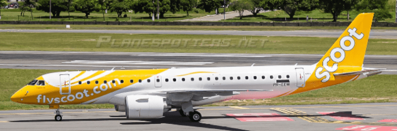 Pre - Order JC Wings XX20476 1:200 Scoot Embraer E190 - E2 9V - THA