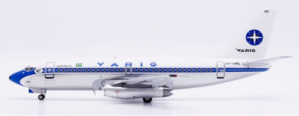 Pre - Order JC Wings XX20508 1:200 Varig Boeing 737 - 200 "Polished" Reg: PP - VME