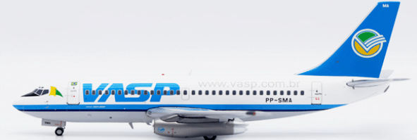 Pre - Order JC Wings XX20510 1:200 VASP Boeing 737 - 200 "www.vasp.com.br" Reg: PP - SMA