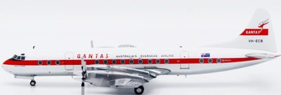 Pre - Order JC Wings XX20540 1:200 Qantas Lockheed L - 188C Electra "Polished" Reg: VH - ECB