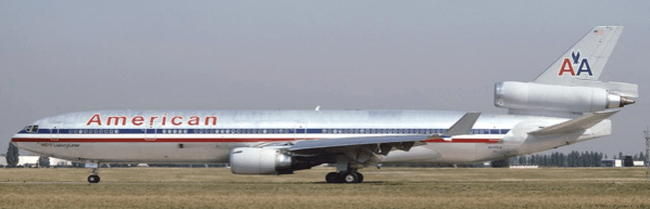 Pre - Order JC Wings XX20638 1:200 American Airlines McDonnell Douglas MD - 11 "Polished" Reg: N1754