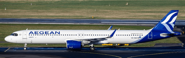 Pre - Order JC Wings XX20762 1:200 Aegean Airlines Airbus A321NEO Reg: SX - NAO