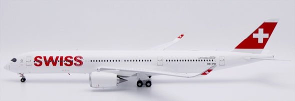 Pre-Order JC Wings XX20816A 1:200 Swiss Airbus A350-900XWB Reg: HB-IFB "Flaps Down"