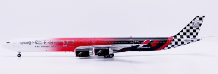 Pre - Order JC Wings XX20851 1:200 Etihad Airways Airbus A340 - 600 "2009 Formula 1" Reg: A6 - EHJ