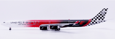 Pre - Order JC Wings XX20851 1:200 Etihad Airways Airbus A340 - 600 "2009 Formula 1" Reg: A6 - EHJ