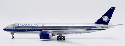Pre - Order JC Wings XX40026A 1:400 Aeromexico Boeing 777 - 200ER "Polished" Reg: N746AM "Flaps Down"