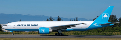 Pre - Order JC Wings XX40289C 1:400 Maersk Air Cargo Boeing 777F "Interactive Series" OY - MAC