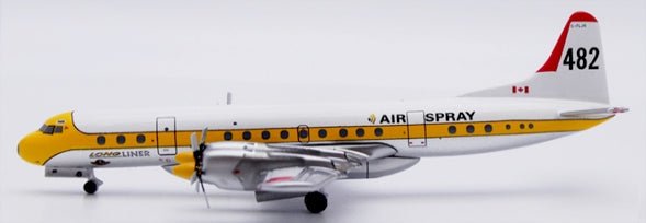 Pre-Order JC Wings XX40304 1:400 Air Spray Lockheed L-188C Electra "482" Reg: C-FJLO