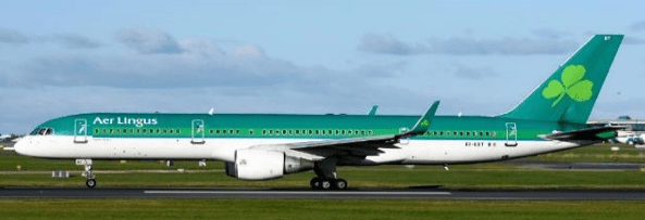 Pre - Order JC Wings XX40430 1:400 Aer Lingus Boeing 757 - 200 Reg: EI - LBT
