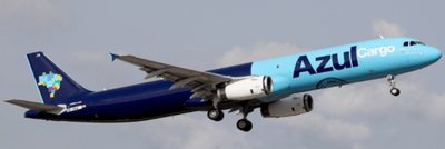 Pre - Order JC Wings XX40458 1:400 Azul Cargo Airbus A321(P2F) Reg: PS - AJA