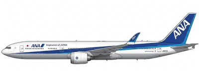 Pre - Order JC Wings XX40604X 1:400 All Nippon Airways Boeing 777 - 9X Reg: JA071A "Folded Wingtips"