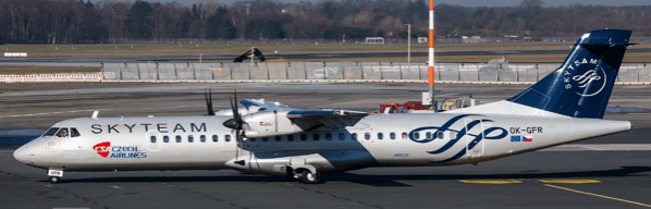 Pre - Order JC Wings XX40666 1:400 CSA Czech Airlines ATR72 - 500 "Skyteam" Reg: OK - GFR