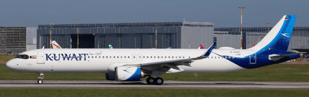 Pre - Order JC Wings XX40708 1:400 Kuwait Airways Airbus A321NEO Reg: 9K - AQA