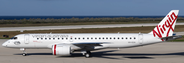 Pre - Order JC Wings XX40819 1:400 Virgin Australia Embraer E190 - E2 "1900th Embraer E - Jet" Reg: VH - E2A