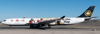 Pre - Order JC Wings XX40850 1:400 Air Canada Airbus A330 - 300 "Fly the Flag" Reg: C - GEGC