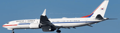 Pre - Order JC Wings XX40869 1:400 Government of South Korea Boeing 737 MAX 8 BBJ Reg: 26 - 001