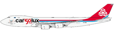 Pre - Order JC Wings XX40871 1:400 Cargolux Boeing 747 - 8F "car50lux""Air Silk Road" Reg: LX - VCC