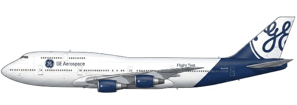 Pre - Order JC Wings XX40886A 1:400 General Electric Boeing 747 - 400 "Flight Test" Reg: N747GF "Flaps Down"