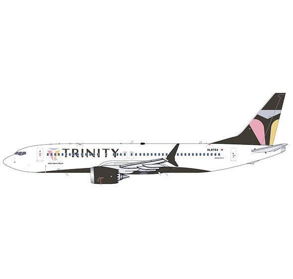 Pre-Order JC Wings XX40940 1:400 Trinity Airways Boeing 737-8 MAX Reg: HL8754