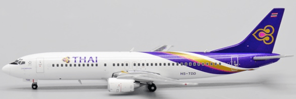 Pre - Order JC Wings XX4990 1:400 Thai Airways Boeing 737 - 400 "NC" HS - TDD
