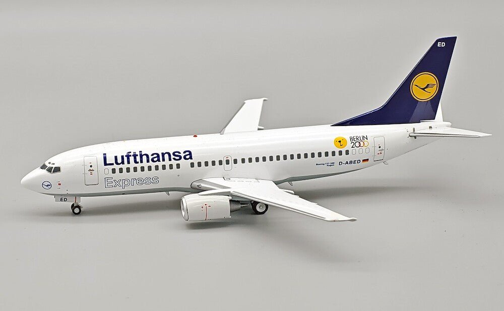 Pre - Order JFox JF - 737 - 3 - 002 1:200 737 - 300 Lufthansa Express “Berlin 2000” D - ABED