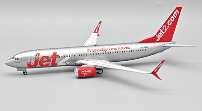 Pre - Order JFox JF - 737 - 8 - 052 1:200 737 - 8MG Jet2 G - JZBM