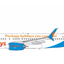 Pre - Order JFox JF - 737 - 8 - 054 1:200 737 - 8MG Jet2 Holiday – G - JZBR