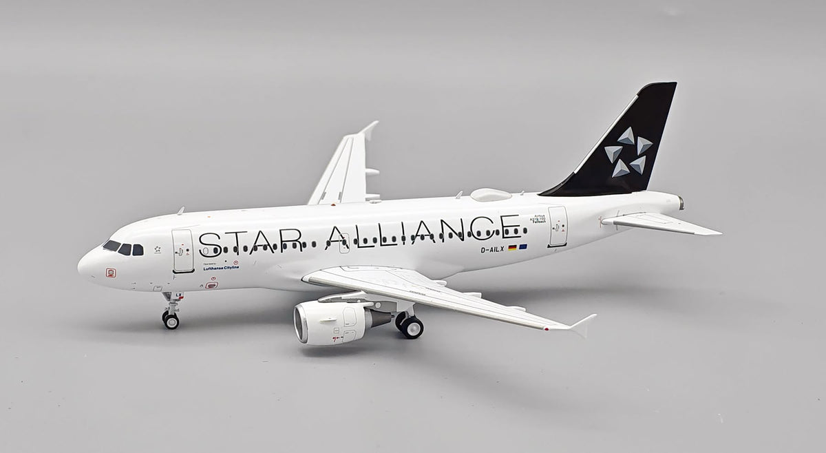 Pre-Order JFox JF-A319-017L 1:200 A319-114 Lufthansa CityLine - Star Alliance – D-AILX
