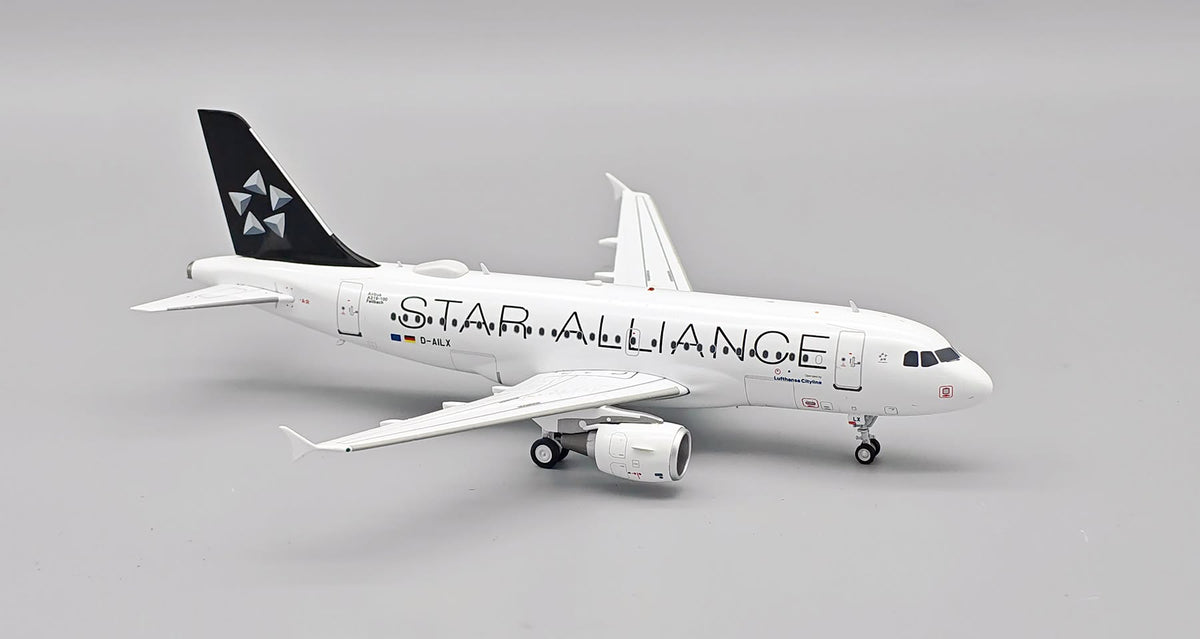 Pre-Order JFox JF-A319-017L 1:200 A319-114 Lufthansa CityLine - Star Alliance – D-AILX