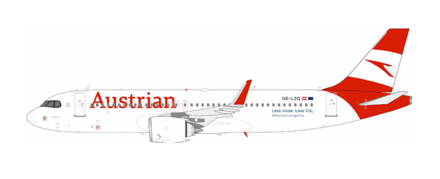 Pre - Order JFox JF - A320 - 065 1:200 A320 - 271N Austrian Airlines OE - LZQ