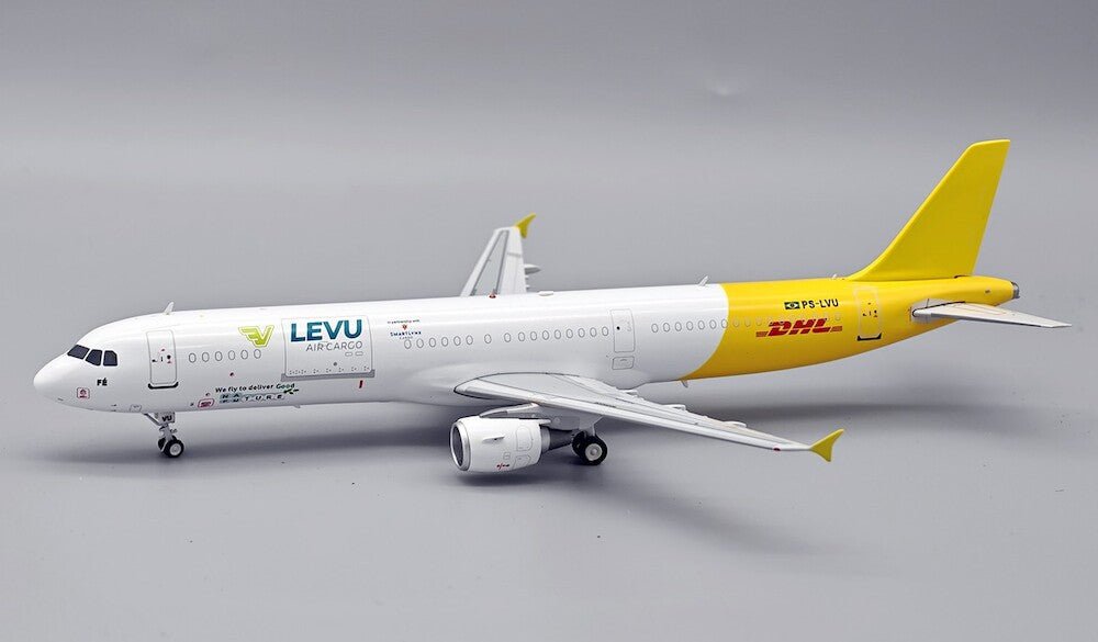 Pre - Order JFox JF - A321 - 059L 1:200 A321 - 211 (P2F) Levu Air Cargo (DHL Cargo) PS - LVU