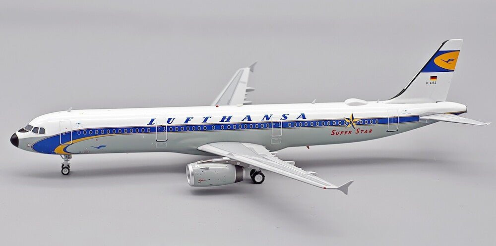 Pre-Order JFox JF-A321-063 1:200 Airbus A321-231 Lufthansa “Retro color” D-AISZ