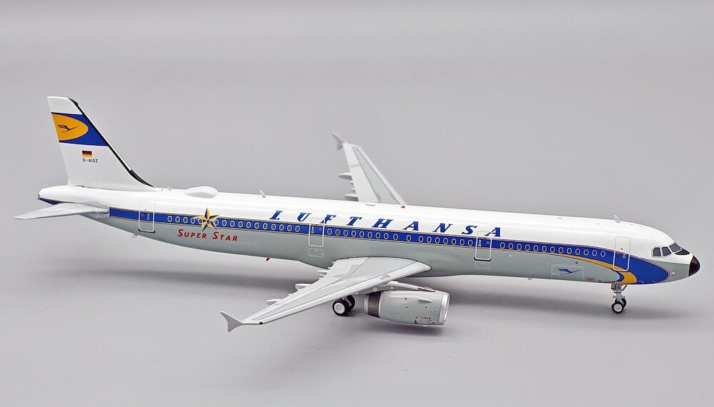 Pre-Order JFox JF-A321-063 1:200 Airbus A321-231 Lufthansa “Retro color” D-AISZ