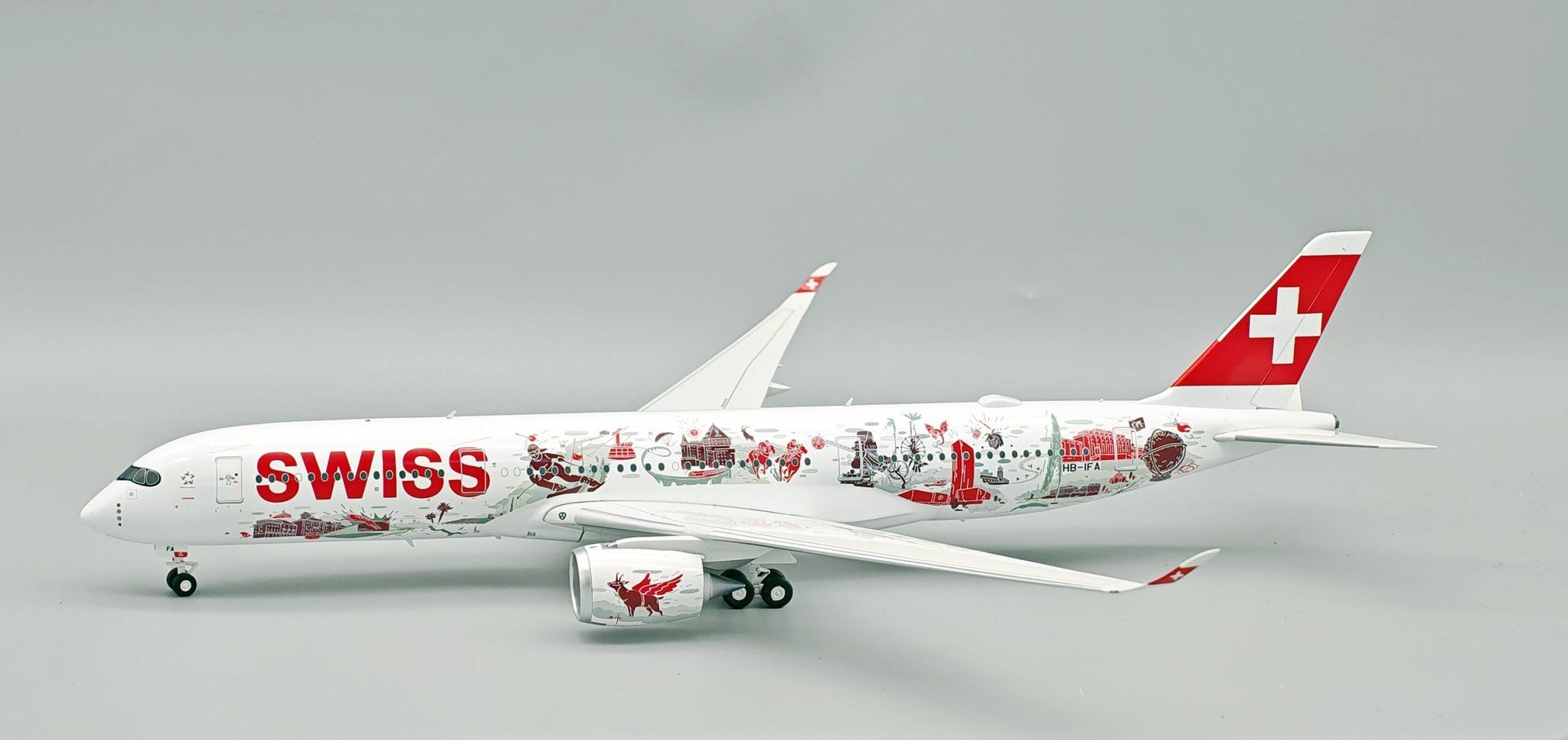 JFox JF-A350-9-018C 1:200 A350-900 Swiss “Wanderlust Livery” – MTS